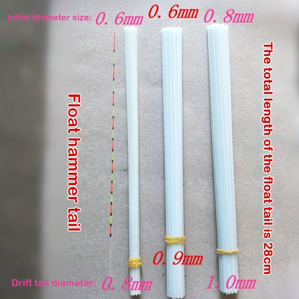 10 шт. Дрифт Хвост Поплавки Буй Хвост Стекловолокно Привлекательный Рыболовный Поплавок Верх Ночная Рыбалка