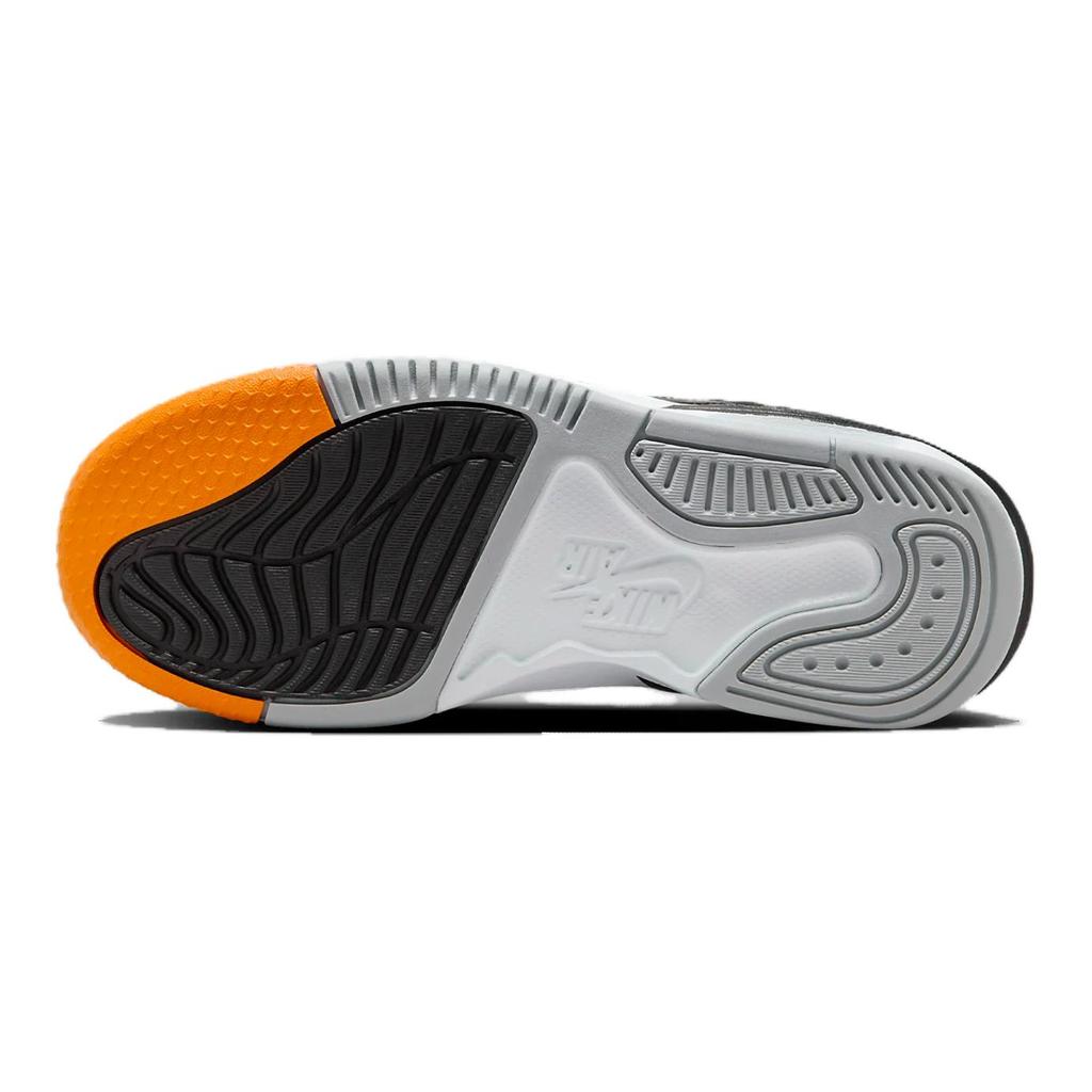 Кроссовки Air Jordan Max Aura 5 GS Magma Orange Детские Черный Волк-Серый Белый DZ4352-008