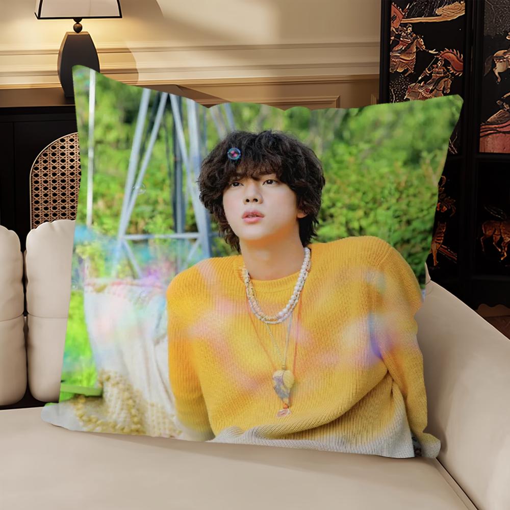 Горячая K-pop Подушка Чехол Диван Гостиная Изголовье Спальня Спинка Подушка Квадратная Подушка J-jin-Music Крутое Время для Сна
