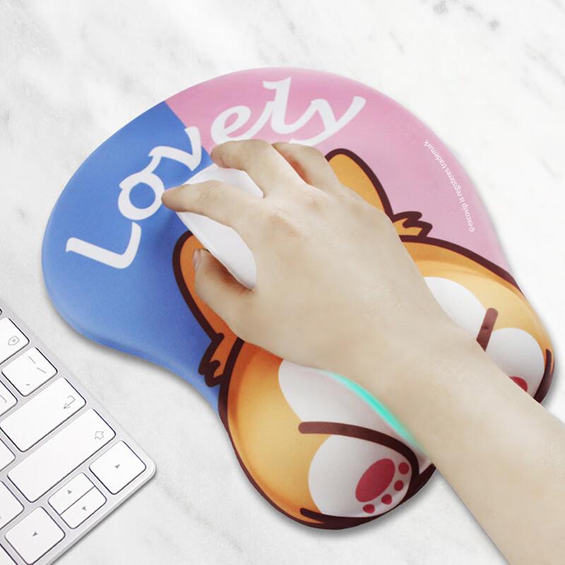 Silicone Mouse Pad Wrist Rest Large Thick Cute Anime Cartoon Wrist Support Mouse Pad Girls Mouse Pillow Wrist Cushion Gaming Desk Mat 0225