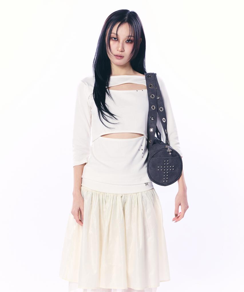 SETUP-EXE Double Cut-Out Top / White