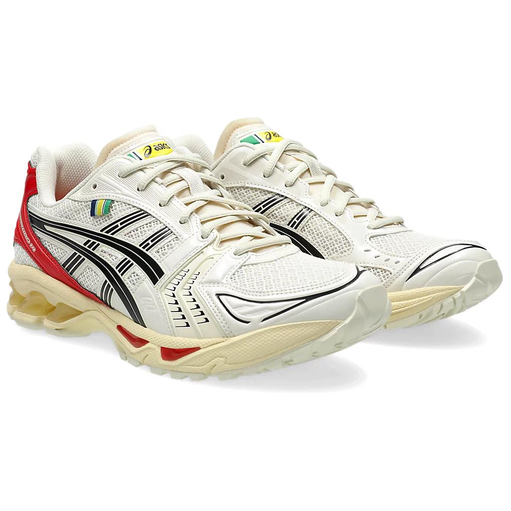 Институт Айртона Сенны x ASICS Gel Kayano 14 McLaren Унисекс Кроссовки Кремовый Березовый Огненно-красный 1203A766-200