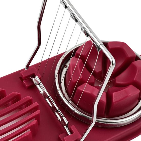 Yousheng Яйцерезка из нержавеющей стали для салата и сэндвича, фигурный разделитель, инструмент для нарезки яиц, кухонный гаджет