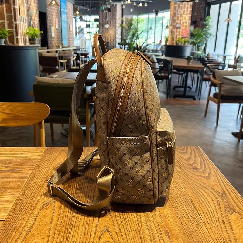 Женский модный рюкзак из натуральной кожи большой вместимости 2025 – Многофункциональный дорожный рюкзак