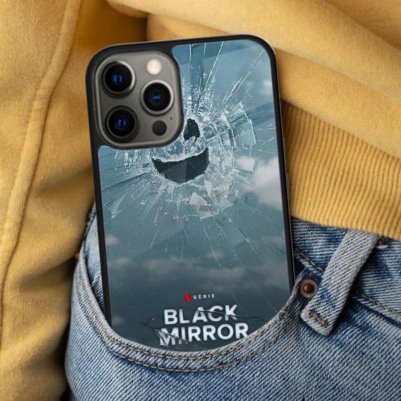 Hot TV series Black Mirror Soft Phone Case for iPhone 17 Air 16e Pro max 15 Pro 13 14 Plus 11 12 MagSafe Magnetic Coque