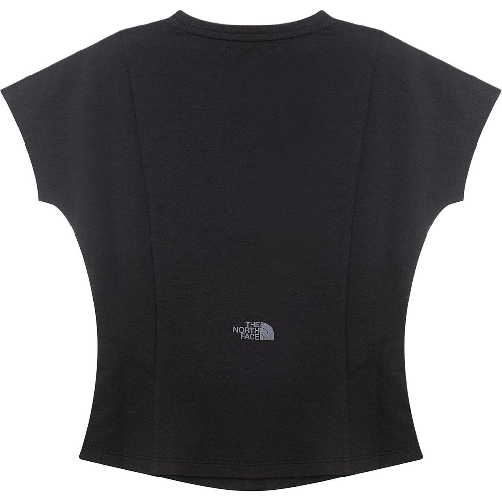 The North Face Logo Slim Fit Crew Neck Short Sleeve T-Shirt Women T-Shirts Black NT7UR30J