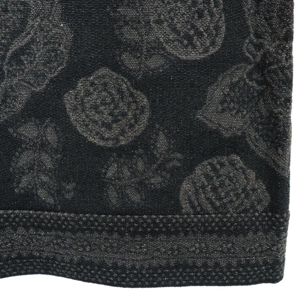 ISSEY MIYAKE Сделано в Японии Цветочная футболка с длинным рукавом 2 черных Ron T Женская Б/У