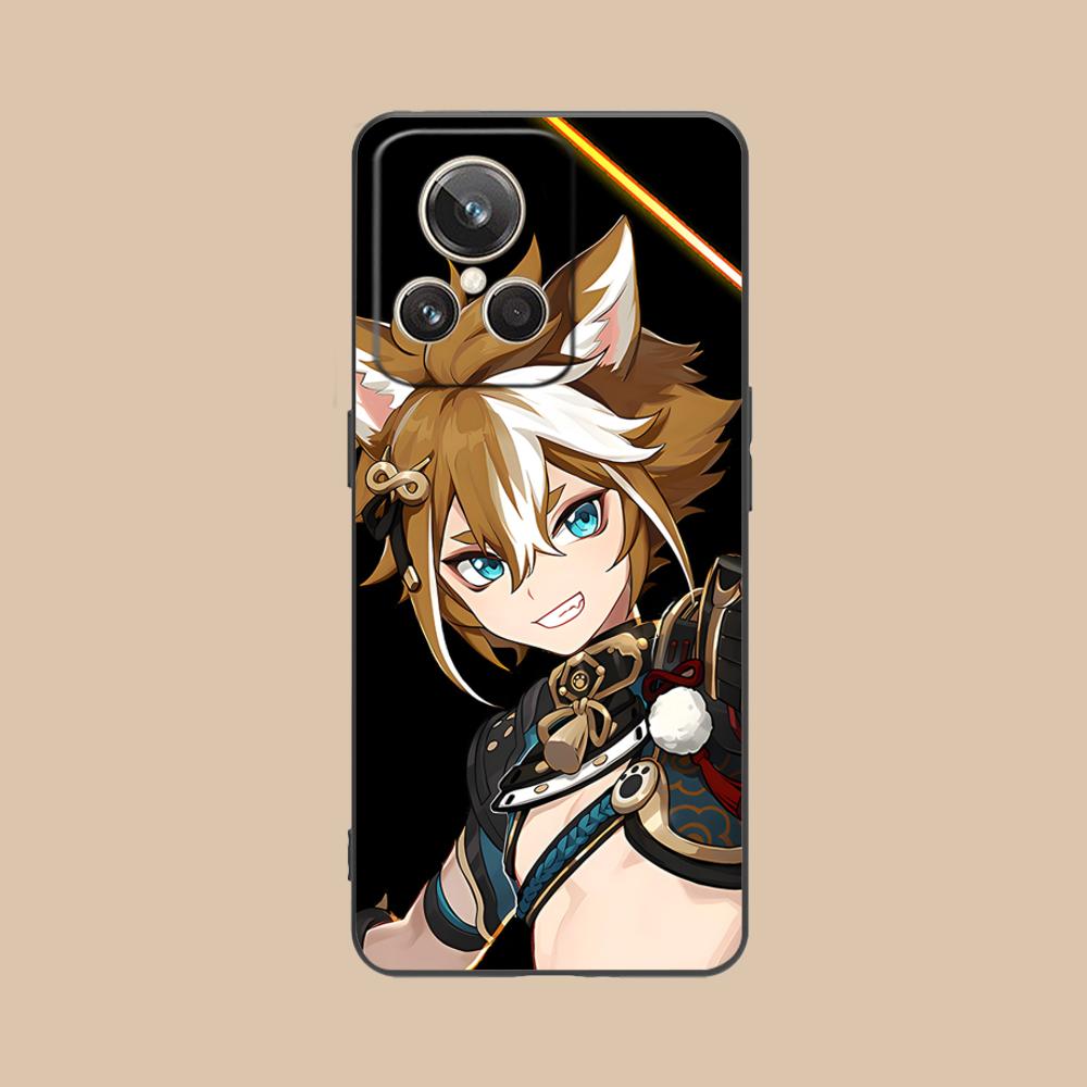 Game GI Gorou Mobile Phone Case for Realme GT 8 Neo Pro C75 73 71 C67 65 C55 53 C35 31 C20 15 Colorful Printing Cover Luxury