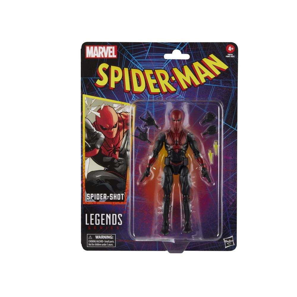 Marvel Legends Series Spider-Shot Spider-Man Comics Коллекционная 6-дюймовая фигурка (15см) Размер фигурки F9019 Подлинный продукт