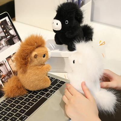 Yousheng Лошадь Плюшевая Кукла Толстая Мини Мягкая Игрушка Милая Лошадь Плюшевая Игрушка Мягкое Реалистичное Украшение Лошади Подарки на День Рождения для Детей