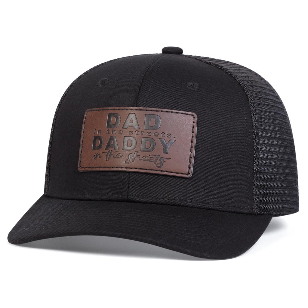 Унисекс микро изогнутая кожаная бирка DAD DADDY регулируемая бейсболка хип-хоп кепка Trucker Net шляпы весна-лето для спорта на открытом воздухе дорожная кепка