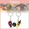 Deadpool Wolverine Keychain A Pair Heart Shaped Decorate Friend Gift