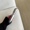 Корейский минималистичный чехол для телефона с сетчатым узором для iPhone 17 16e 16 15 14 13 12 11 Air Pro Max X XR XSMAX 8 7 Plus Роскошная прозрачная накладка