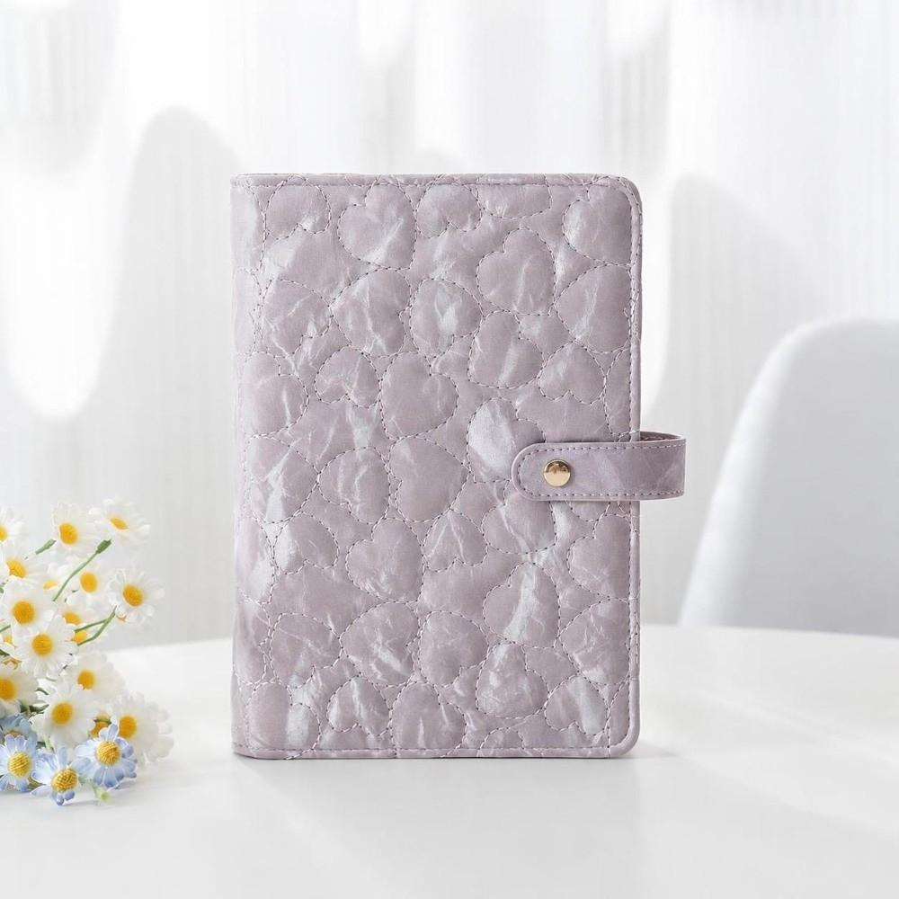 PU Leather Jewelry Storage Book with Snap Button Storage Bag New Jewelry Packaging Box  For Women