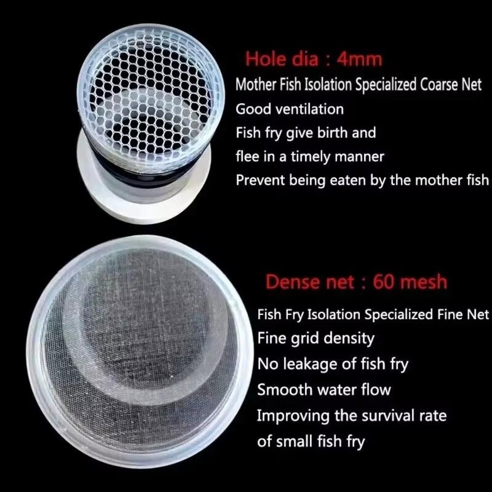 Плавающий инкубатор для креветок и гуппи Пластиковая сетчатая плавающая коробка для разведения и изоляции рыб для аквариума