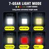 30PCS Mini LED Keychain Flashlight Multifunctional Portable Pocket COB Camping Light USB Charging Work Lights Fishing Lanterna