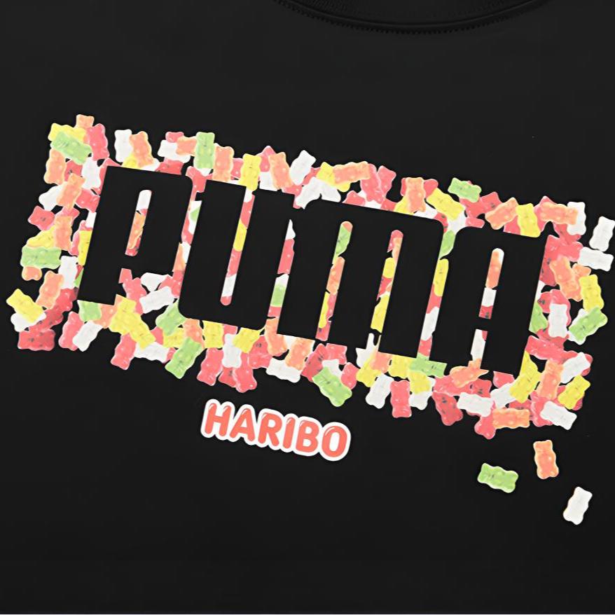 Puma Футболка унисекс с короткими рукавами и круглым вырезом X Haribo Gummy Bears, черные 532794-01