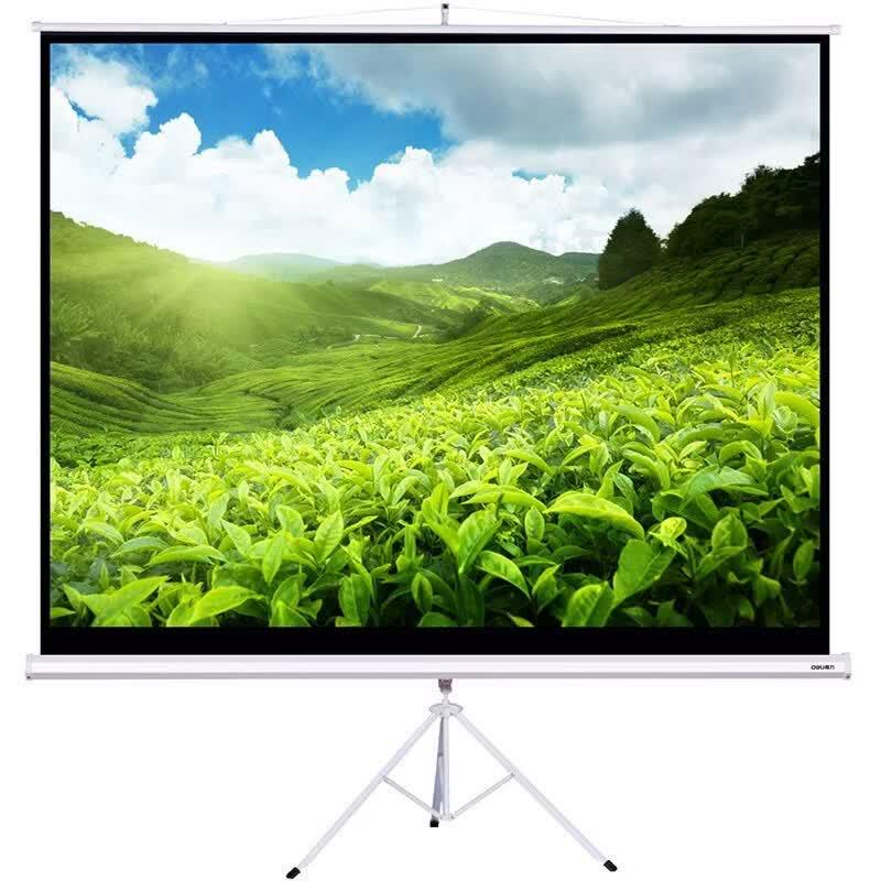 Deli 100-inch 4:3 Tripod Projector Screen