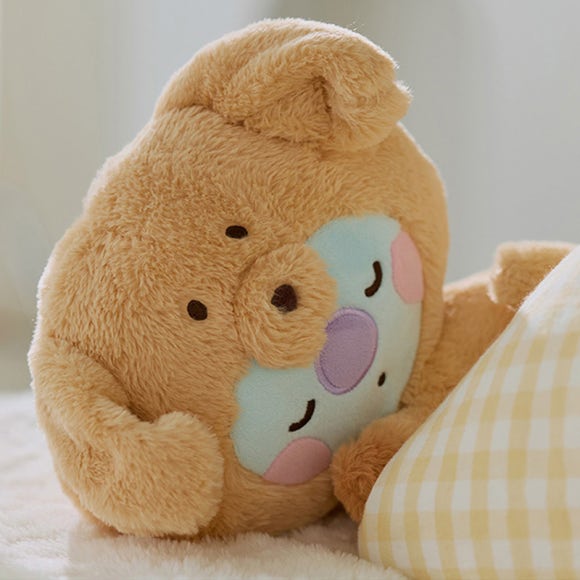 BT21 Кукла KOYA BABY FLUFFY, лежащая на полу/брелок для ключей/костюмный шкаф, набор из шляпы-ведра/мини-сумка с подвесками/сумка через плечо в виде куклы-лица (5 вариантов)