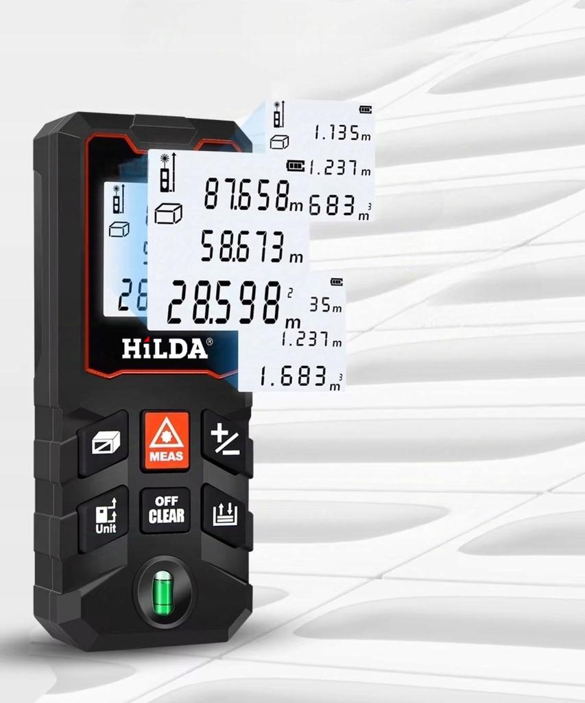 Dalmierz Laserowy Hilda S50 50M Cyfrowy Miernik Odległości