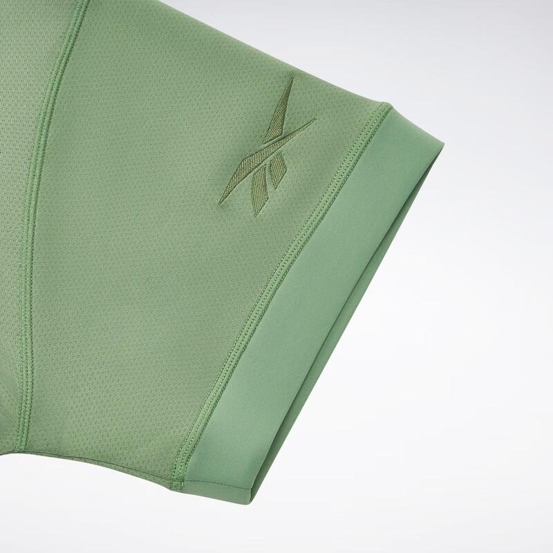 Reebok Beats Polo Series однотонная повседневная свободная дышащая рубашка поло с коротким рукавом унисекс топы зеленая 23RCS419UGL2