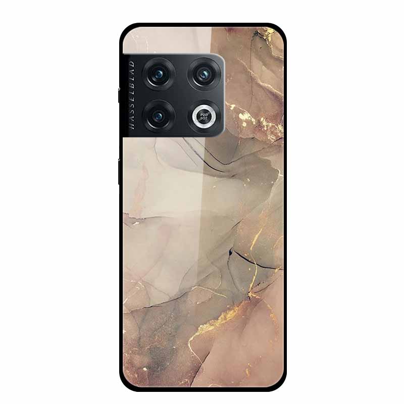 For OnePlus 10 Pro Case Marble Tempered Glass Back Cover Hard Case For OnePlus 10 Pro Shockproof Fundas NE2210 Protective Coque