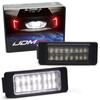 Полный светодиодный комплект подсветки номерного знака 18-SMD Белый Для Cadillac 2017-22 XT5, 19-20 CT6