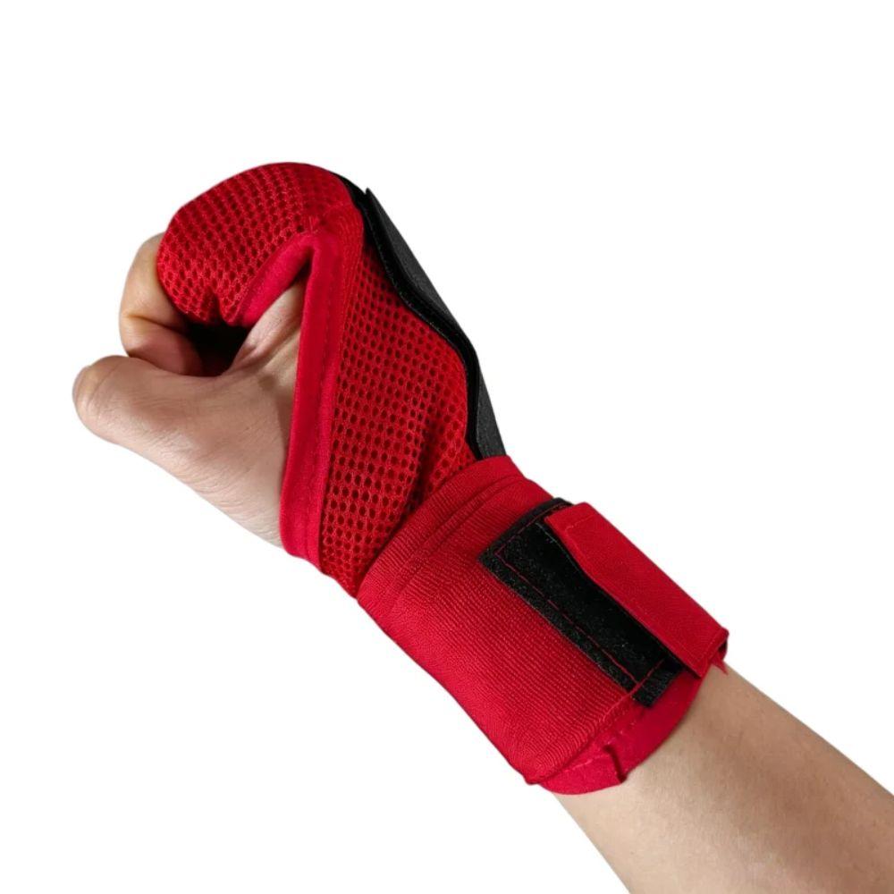 Polyester Boxing Gloves Shock Absorb Sparring Mitt Quick Fasten Training Guard Kickboxing Match