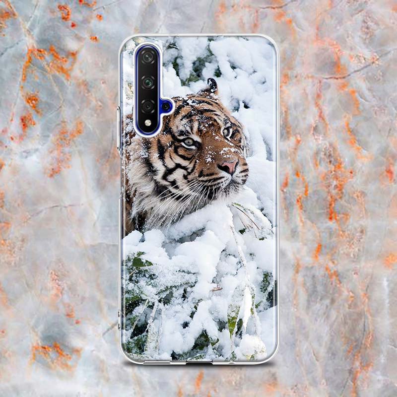 Силиконовый чехол с изображением сибирских тигров для Honor 20 20S 20E 8 8A Prime 8X MAX 8C 8S 7A 7C 7S Pro, чехол для телефона