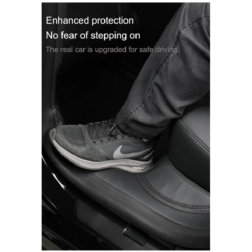 For Tesla Model 3 Highland Door Sill Protection Cover Mat Model 3+ Door Threshold Protect Anti-kick Pad Non-destructive Install
