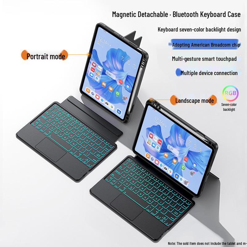 Совместимый чехол-клавиатура Magic Keyboard Bluetooth для Huawei MatePad Air 12/Pro 12.2/11.5s