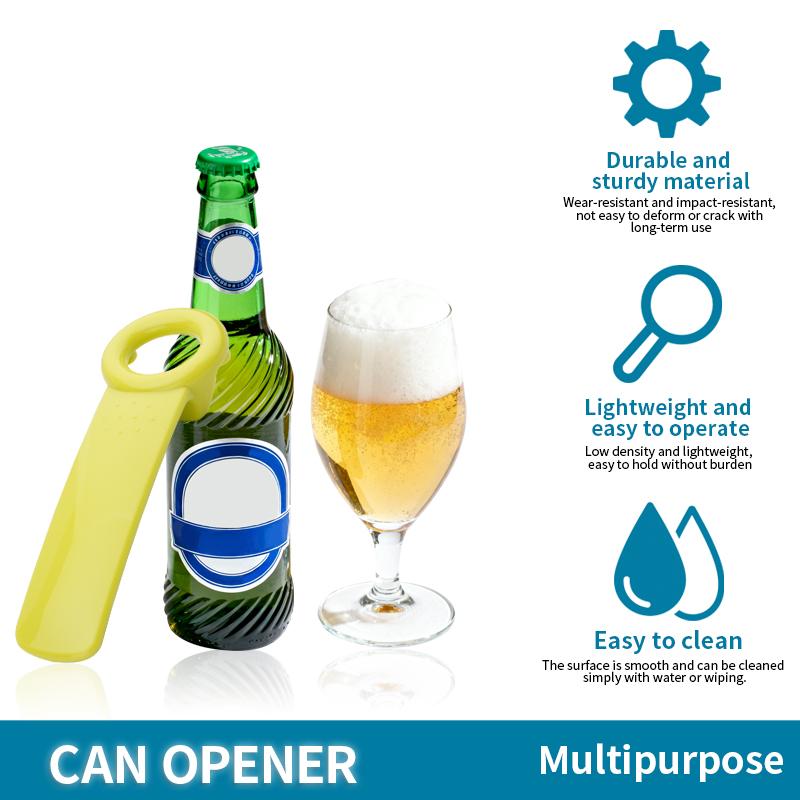 Easy Portable Jar Key Opener Great for Kids and Arthritis Non-slip Plastic Jar Lid Opener Bottle Cap Beer Open Cap