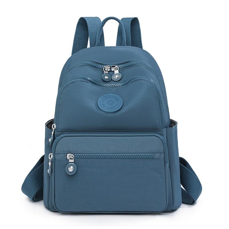 Летний новый рюкзак женский простой большой вместимости для путешествий простой маленький рюкзак модный и легкий школьный рюкзак