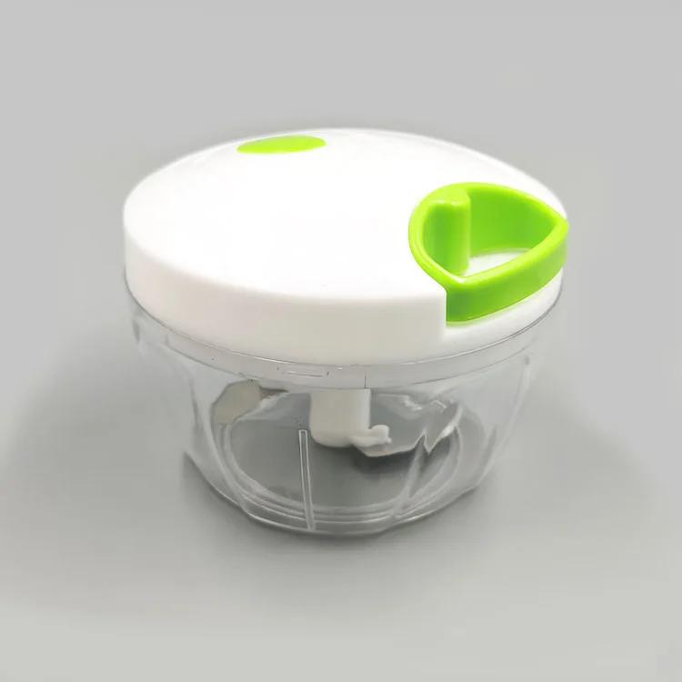 400ML Manual Meat Mincer Garlic Chopper Rotate Garlic Press Crusher Vegetable Onion Cutter Kitchen Cooking Accessories Processor