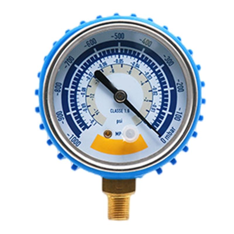 0-14psi Вакуумметр Нержавеющая сталь 1/8 дюйма Манометр Водонепроницаемый для Вакуумного насоса Точный Воздушный манометр