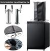 Kegerator Draft Tower Cover With Waterproof Seam Easy Zippers Closures Universal For Indoor Outdoors Beer Dispensers