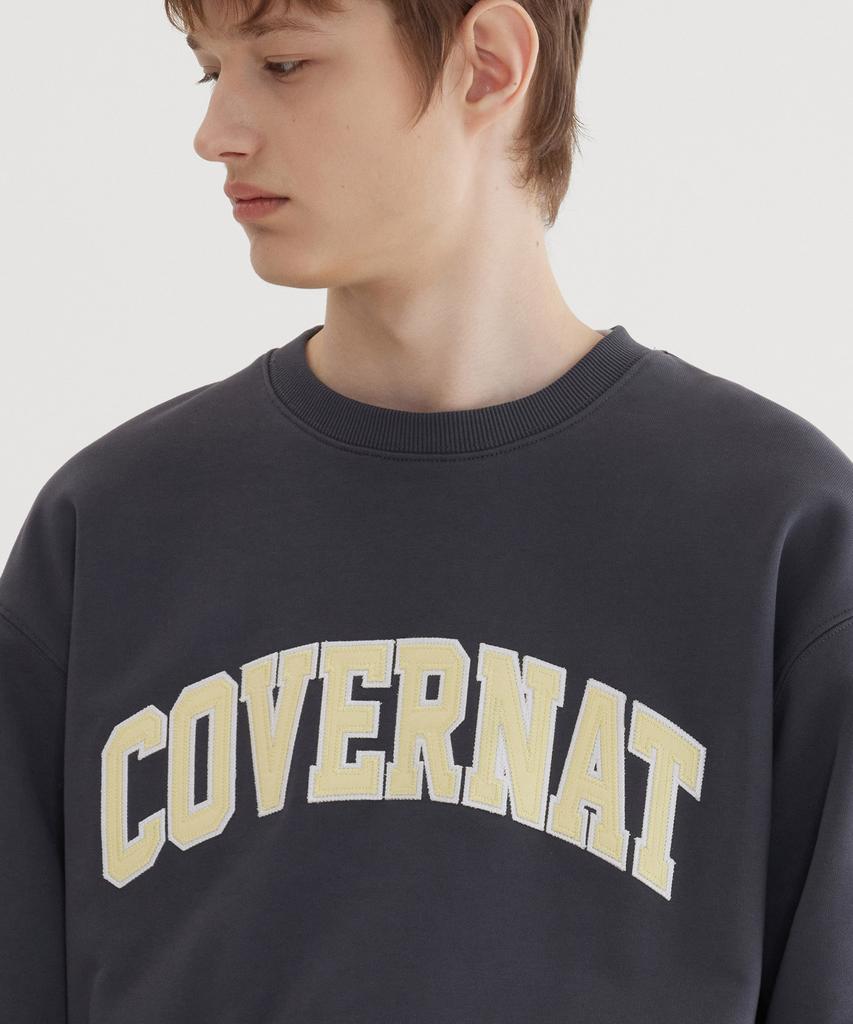 COVERNAT Arch Logo Sweatshirt Charcoal