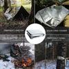 EW Portable Small Outdoor Camping Supplies First Aid Blanket Emergency Survival Blanket Insulation Blanket Sunscreen Blanket