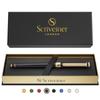 Scriveiner Rollerball Pen Finest 24K Gold Finish Schmidt Ink with Refill Wonderful Gift Set Perfect for Men Women Professional Executive Office