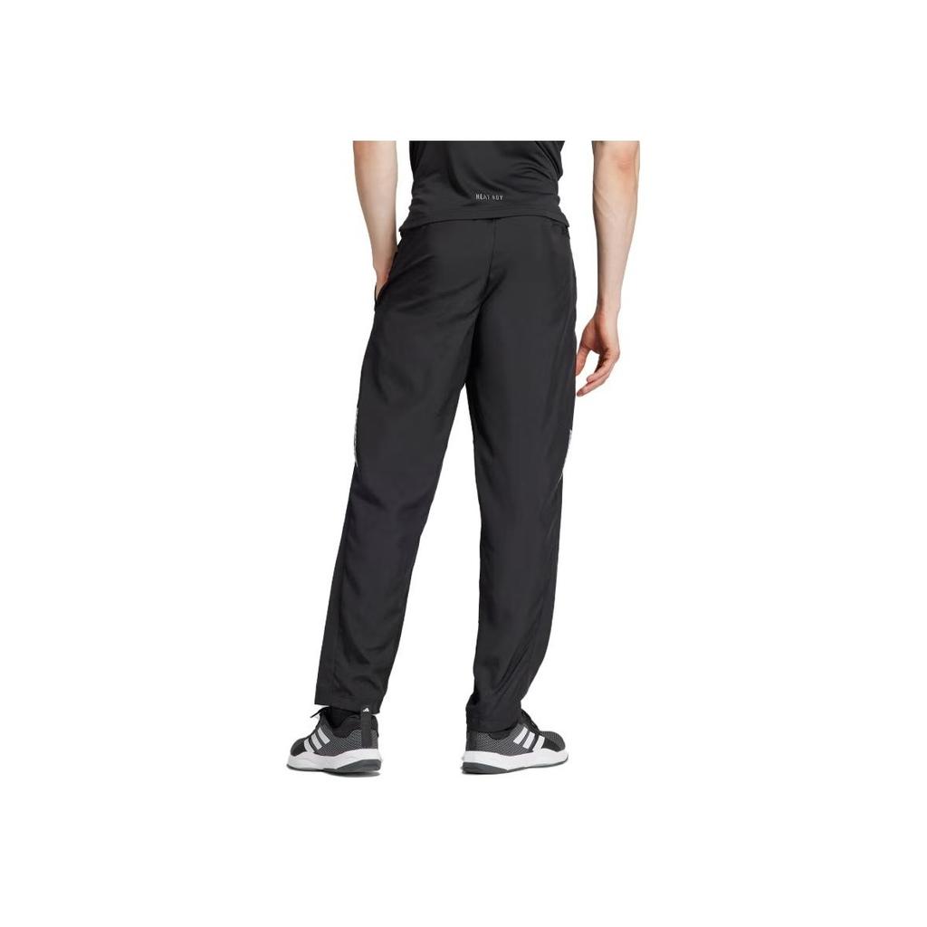 Adidas Train Essentials Seasonal Woven Training Pants Black Men Streetwear IP4472