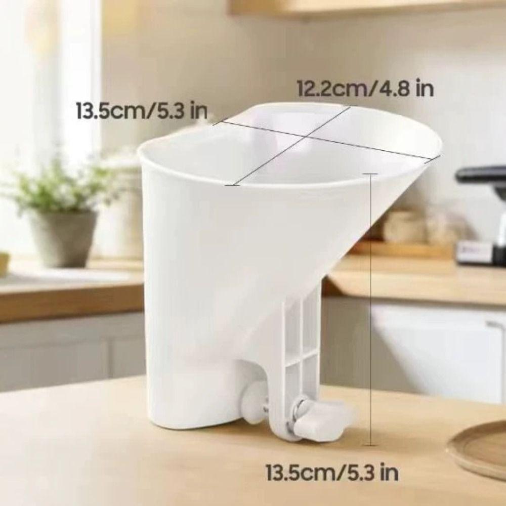 Spill-Proof Stand Mixer Flour Funnel Wide-Mouth Mixing Bowl Stand Mixer Funnel Replacement Part