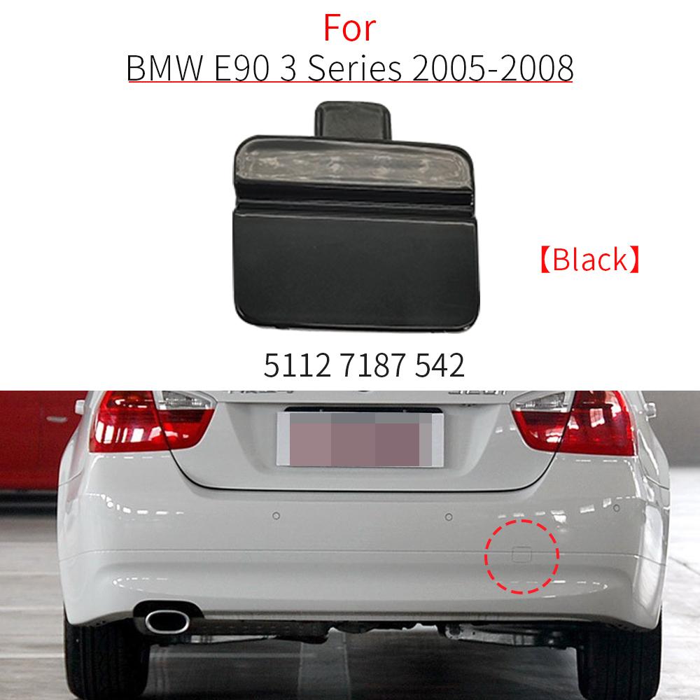 Для BMW E90 Автомобильный Задний Бампер Крышка Заглушка Буксировочного Крюка Черный Белый Для BMW 3 Серии 2005-2008 316 318 320 323 330 51127187542