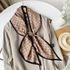 New Spring Streamer  Herringbone Sharp Corner Streamer Scarf for Women's Professional Clothing Matching Scarf