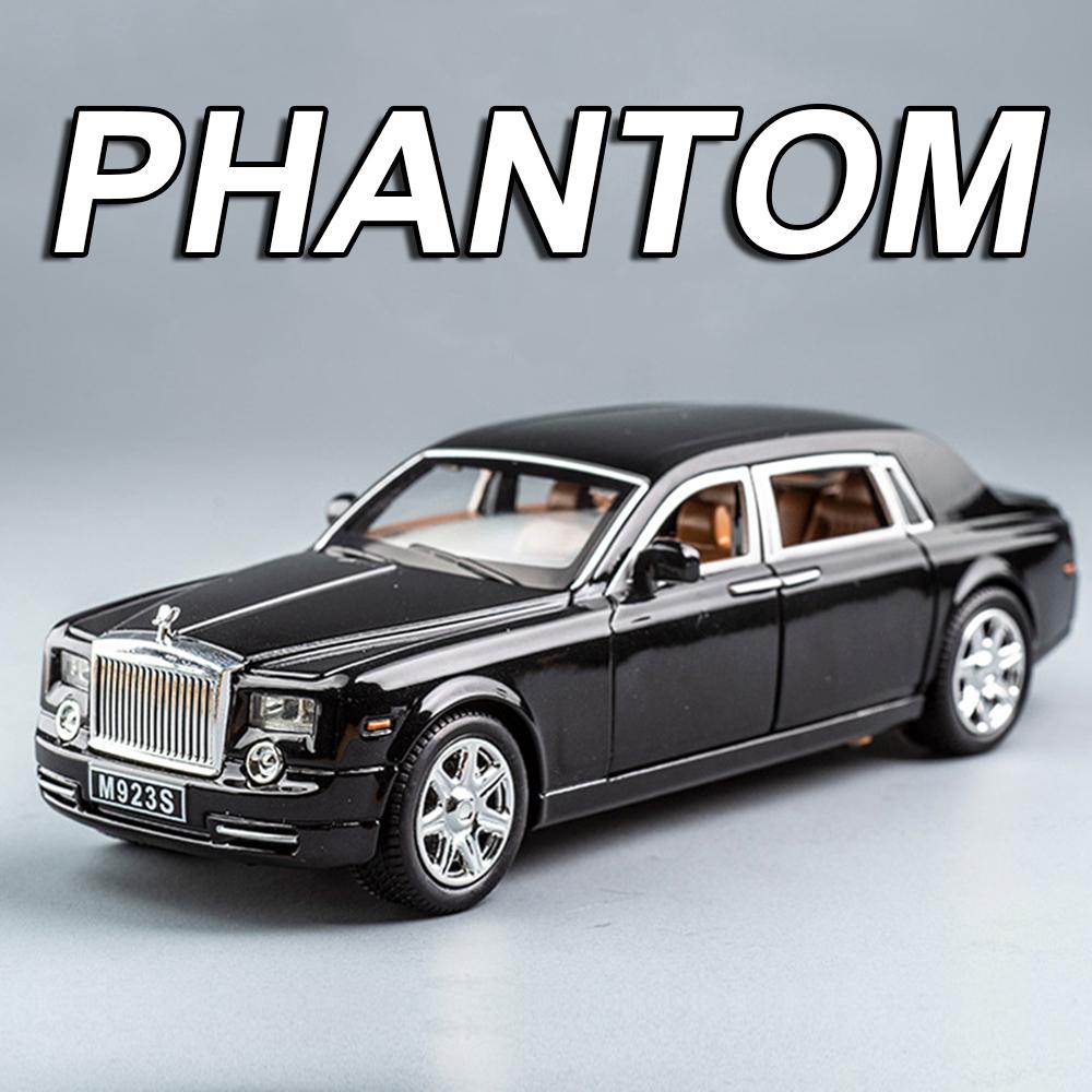 1:Масштаб 1:24 Модель Phantom Spectre Cullinan Игрушечные машинки Сплав Литье под давлением Звук Свет Двери открываются Оттянуть назад Подарки на день рождения для детей