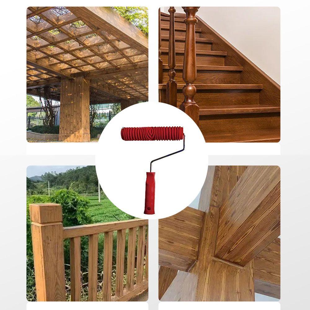 Инструмент для имитации древесного узора Инструмент для рисования текстуры древесины Инструмент для рисования зернистости древесины Валик для рисования