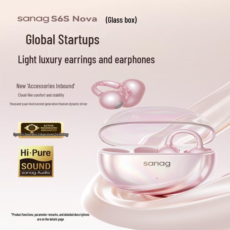 Bluetooth-наушники SANAG S6SNova с зажимом на ухо