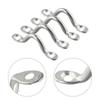 4Pcs 5/6/8mm Wire Eye Straps 316 Stainless Steel Deck Loop  Canopy Engines Accessories