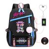 Animation Peripheral Printing Korean Version Style Children'S Backpack College Style Junior High School Student Leisure Schoolbag