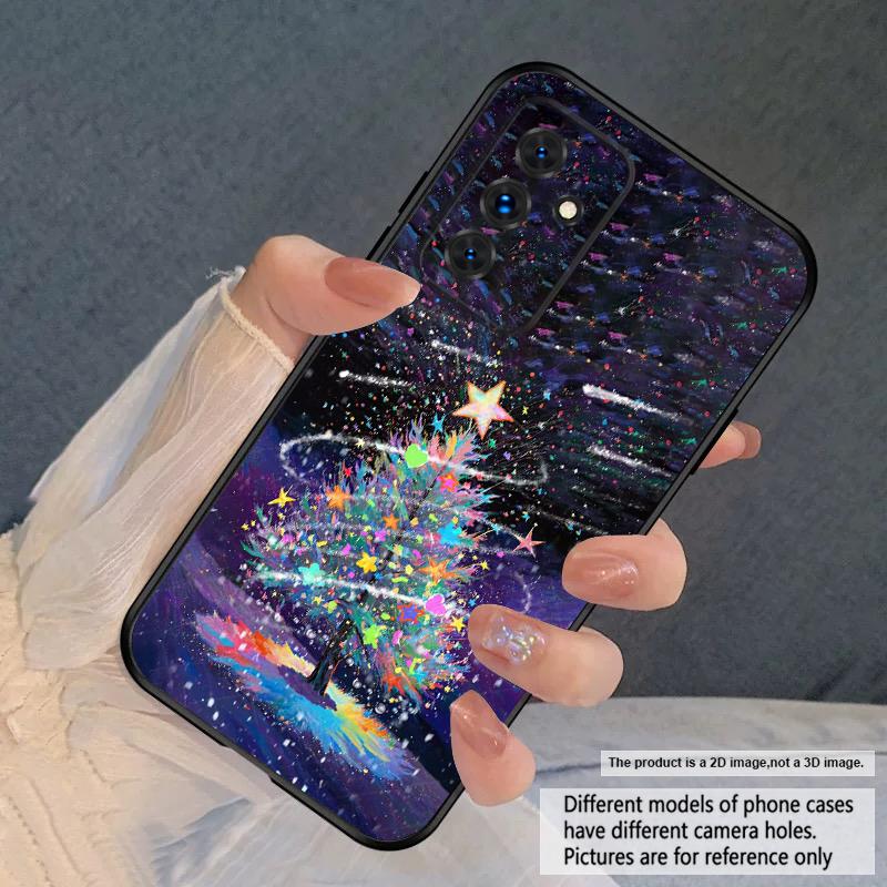 Лучший для Рождественской звезды Для Samsung S20FE S21 22 23 FE 24 Plus 25 Ultra Galaxy M23 32 34 35 52 53 54 55 силиконовый мягкий чехол для телефона