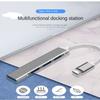 Док-станция расширения USB3.0, док-станция расширения HUB, многофункциональный компьютерный разветвитель «один на четыре», расширитель Typec